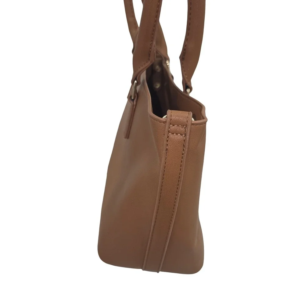 IMAN GLOBAL CHIC Tote Bag Style Purse 733464-187 Beige Color 12